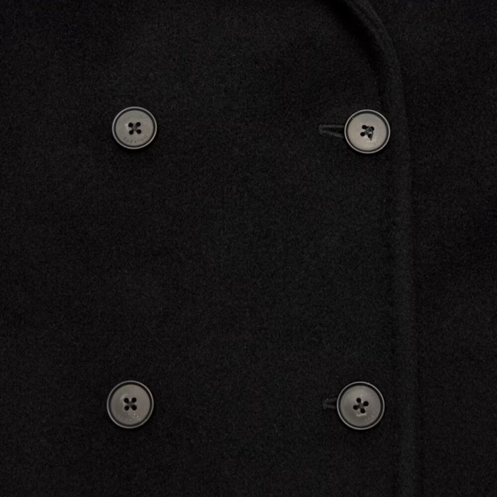 NWT Aritzia BABATON The Slouch Coat - (Re)Camel Wool Black - Picture 11 of 16
